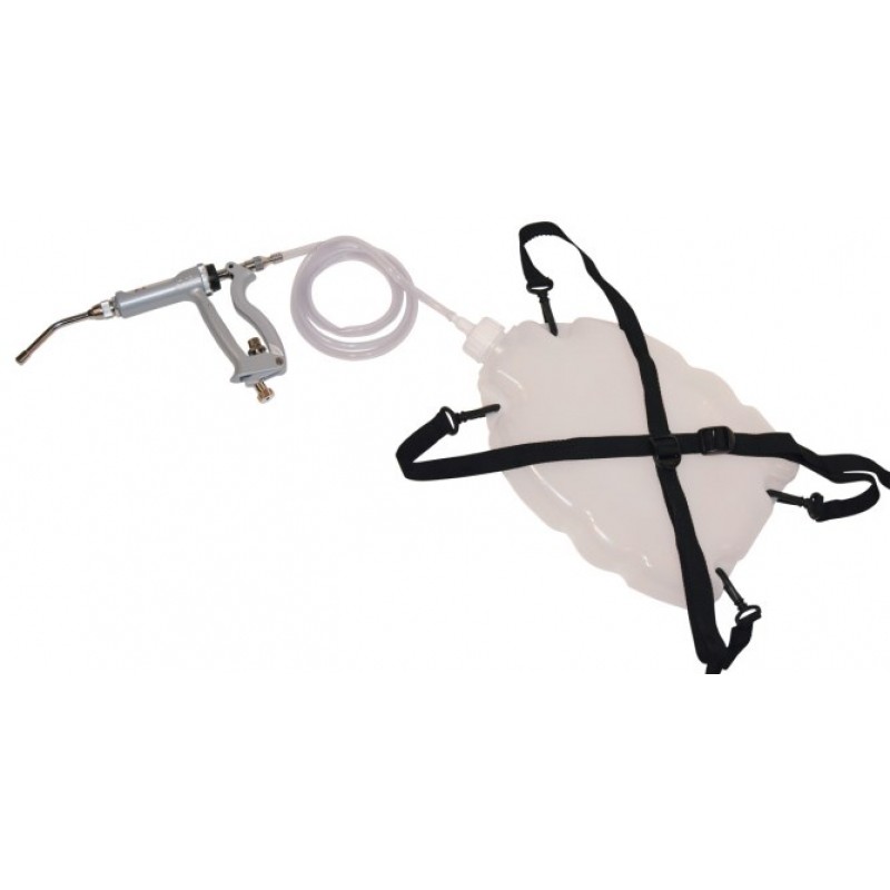 Pistole dávkovací - DRENCH-MATIC 23ml, s automatickým doplňováním, včetně 2,5 l kanystru