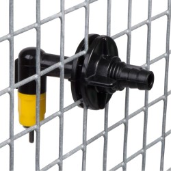 Kolínková niplová napáječka pro křepelky, kuřata,  rozvod hadičkou 9mm