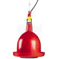 Zátěžová napáječka pro drůbež PLASSON KH3 plastová s připojovací klemou a ventilem, pro cca 100 brojlerů