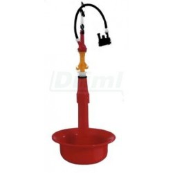 Zátěžová napáječka pro krůty AQUAMAX 29 cm, těžký plast, se stonkovým středem, pro cca 30 ks krůt