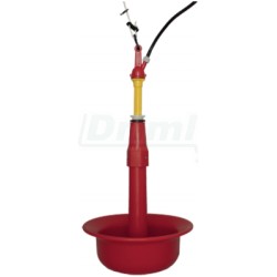 Zátěžová napáječka pro krůty AQUAMAX 29 cm, těžký plast, se stonkovým středem, pro cca 30 ks krůt