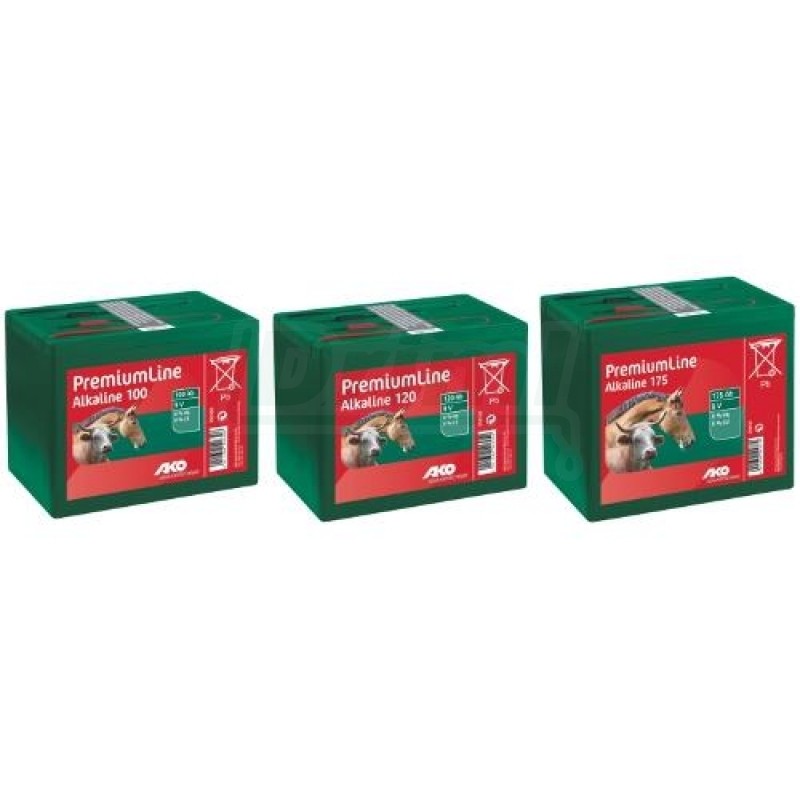 Suchá baterie AKO 9V 210 Ah, není možno dobíjet