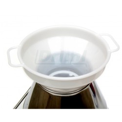 Nalévací trychtýř se sítkem a madly, horní ? 26, spodní ? 13,