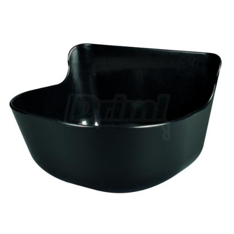 Žlab plastový KA, 8,5L, 33x27x13 (22) cm černý