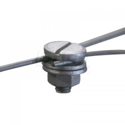 Spojka na drát pozinkovaná se šroubem