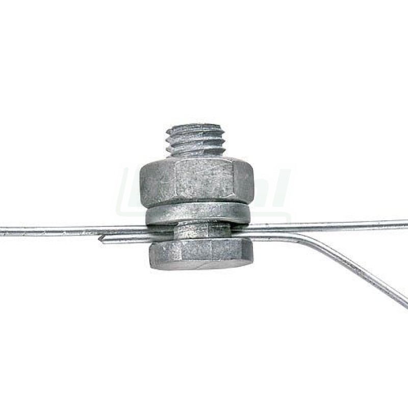 Spojka na drát Al slitina se šroubem, pozink