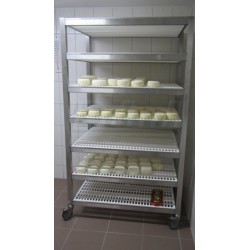 Regál pro ukládání - zrání sýrů