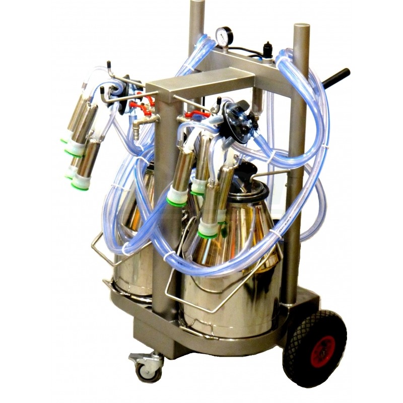 Dvoukonvové celonerezové dojení pro skot   MD325 2ASSS, 2x nerezová konev 25 l