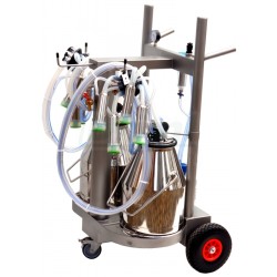 Dvoukonvové celonerezové dojení pro skot   MD325 2ASSS, 2x nerezová konev 25 l