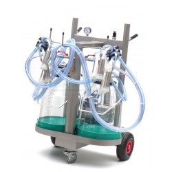 Dvoukonvové celonerezové dojení pro skot  MD332  2ASSS, 2x plastová konev 32 l