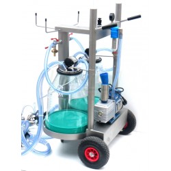 Dvoukonvové celonerezové dojení pro skot  MD332  2ASSS, 2x plastová konev 32 l