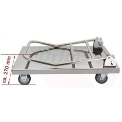 Nerezový manipulační vozík