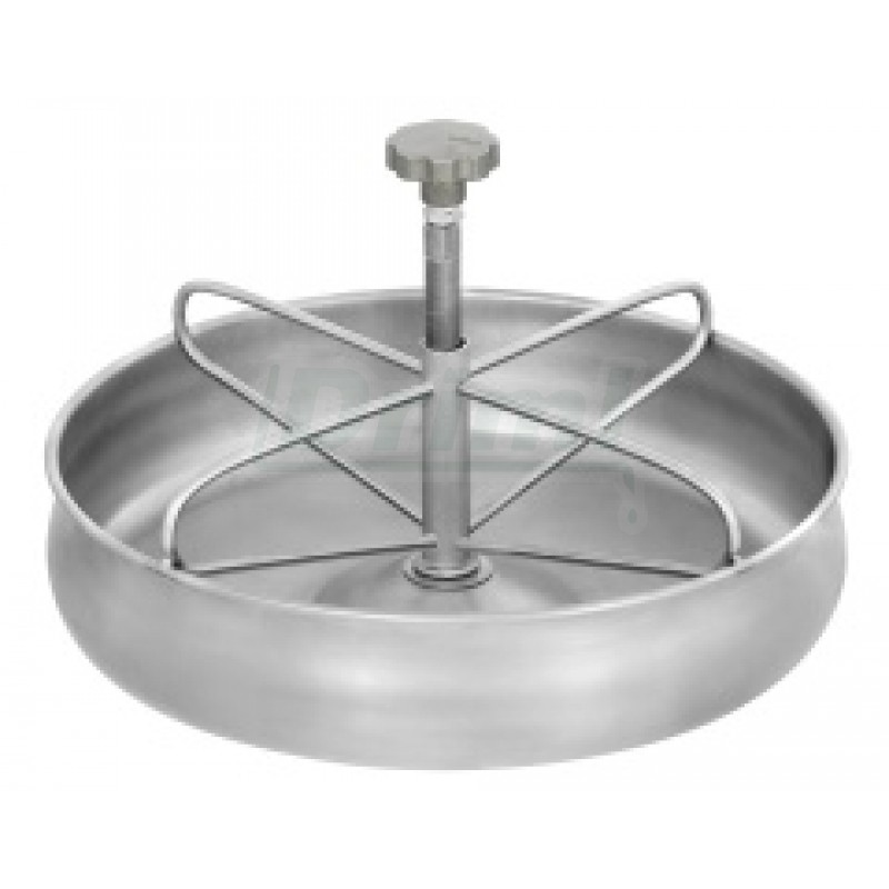 Krmná miska  4 l pro předvýkrm prasat z nerezové oceli