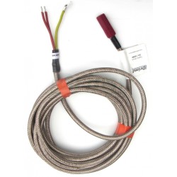 Odporový topný kabel 3m s nerezovým opletem, 230V, 60 W