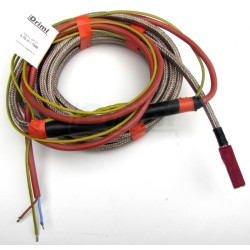 Odporový topný kabel 375 cm s nerezovým opletem 75 W