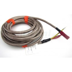 Odporový topný kabel 4,5m  s nerezovým opletem 90 W, 230V, 50 Hz