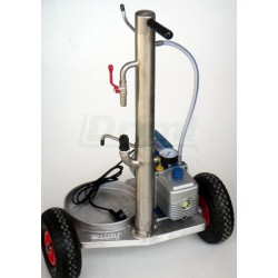 Základní podvozek pro mini dojení se vzdušníkem a vývěvou 100l