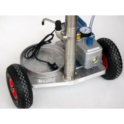 Základní podvozek pro mini dojení se vzdušníkem a vývěvou 100l