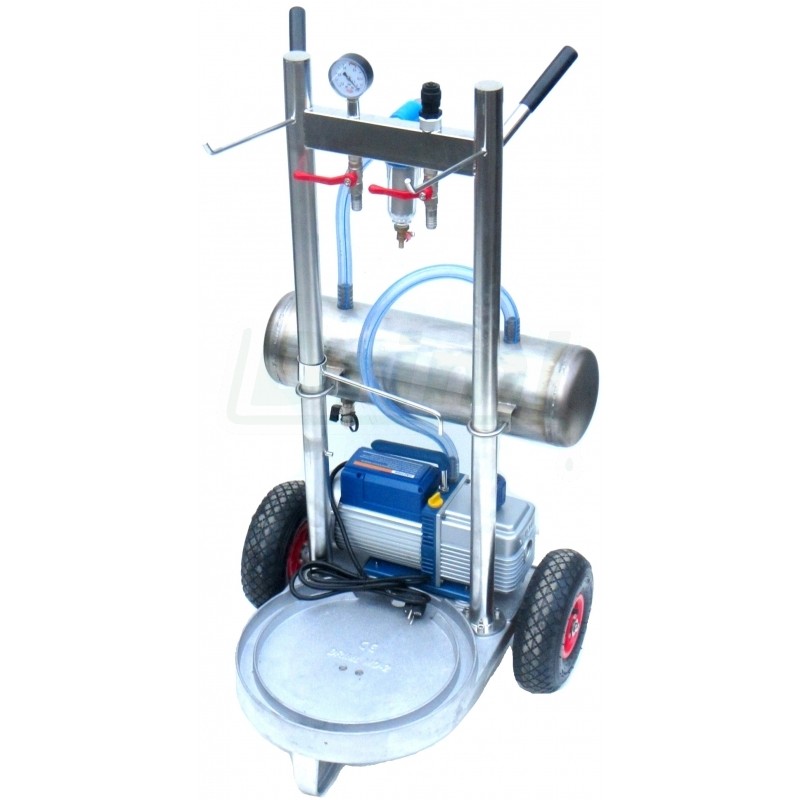 Základní podvozek dojení pro skot s přídavným vzdušníkem 16 litrů