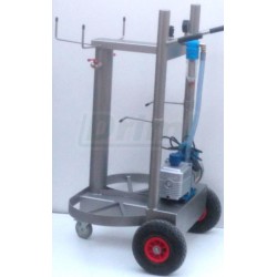 Celonerezový podvozek pro dvoukonvové dojení