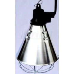 Infralampa s přepínačem  50 - 0 - 100 %, s drátěným krytem a větracími štěrbinami