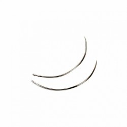 Chirurgické jehly s očky, velikost 2, 12ks