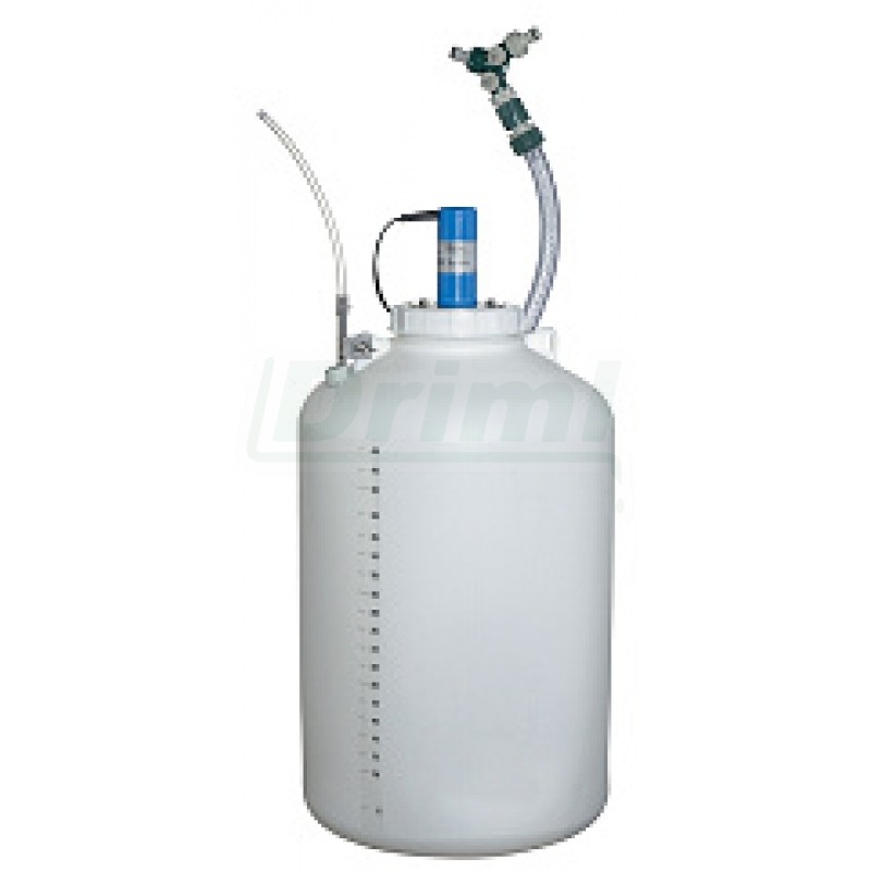 Kontejner k medikátoru s míchadlem