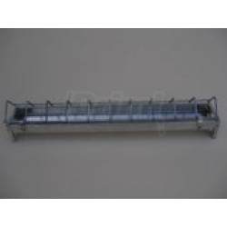 Žlabové krmítko s drátěným víkem 30 cm pozinkované