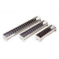 Žlabové krmítko s drátěným víkem 50cm pozink.pro kuřata