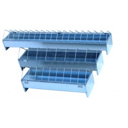 Žlabové krmítko mělké 67 cm pro drůbež