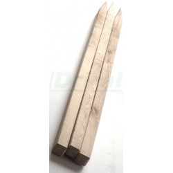 Kůl  dubový, 5 x 5 cm, délka 150 cm, sražené hrany, hoblovaný