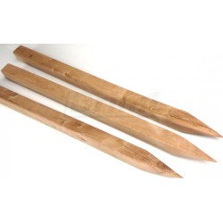 Kůl  dubový, 5 x 5 cm, délka 150 cm, sražené hrany, hoblovaný