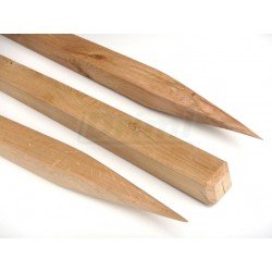 Kůl  dubový, 5 x 5 cm, délka 150 cm, sražené hrany, hoblovaný