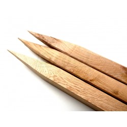 Kůl  dubový, 5 x 5 cm, délka 150 cm, sražené hrany, hoblovaný