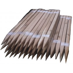 Kůl  dubový, 5 x 5 cm, délka 150 cm, sražené hrany, hoblovaný