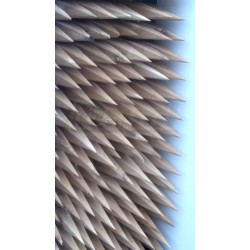 Kůl  dubový, 5 x 5 cm, délka 150 cm, sražené hrany, hoblovaný