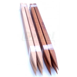 Kůl  dubový, 5 x 5 cm, délka 150 cm, sražené hrany, hoblovaný