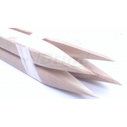 Kůl  dubový, 5 x 5 cm, délka 150 cm, sražené hrany, hoblovaný