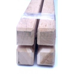 Kůl  dubový, 5 x 5 cm, délka 150 cm, sražené hrany, hoblovaný