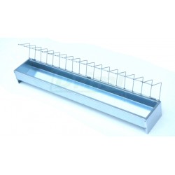 Žlabové krmítko hluboké 1 m pro drůbež