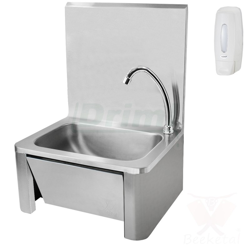 Nerezové gastro umývadlo HWB1- ovládání kolenem