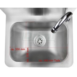 Nerezové gastro umývadlo HWB1- ovládání kolenem