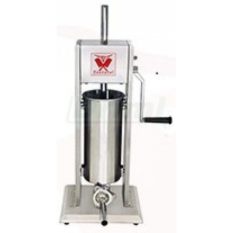 Vertikální plnička klobás Beeketal BT05 na 5 l s 5 nerezovými nástavci