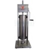 Manuální, vertikální, nerezová plnička klobás BT07 na 7 litrů s 5 nástavci