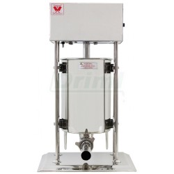 Elektrická, nerezová, plnička klobás Beeketal BT10-E na 10 l se 4 nástavci