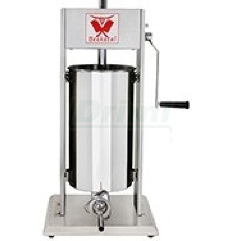 Vertikální nerezová plnička  BT15 na 15 litrů s 5 nástavci