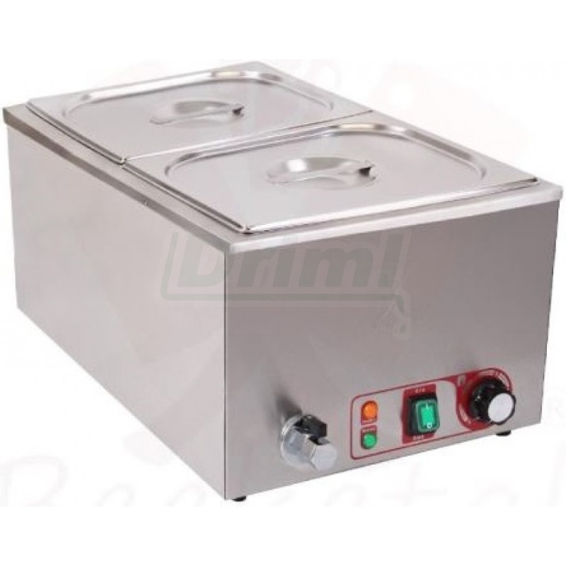Elektrická vodní lázeň BBM2 včetně 2 gastro nádob včetně poklic
