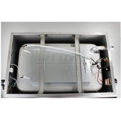 Elektrická vodní lázeň BBM3 s výpustí a 3 gastro nádob s poklicí