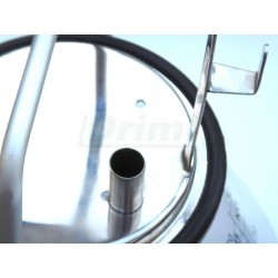 Víko s jehlou pro odčerpávání mléka z plastových 32 litrových konví