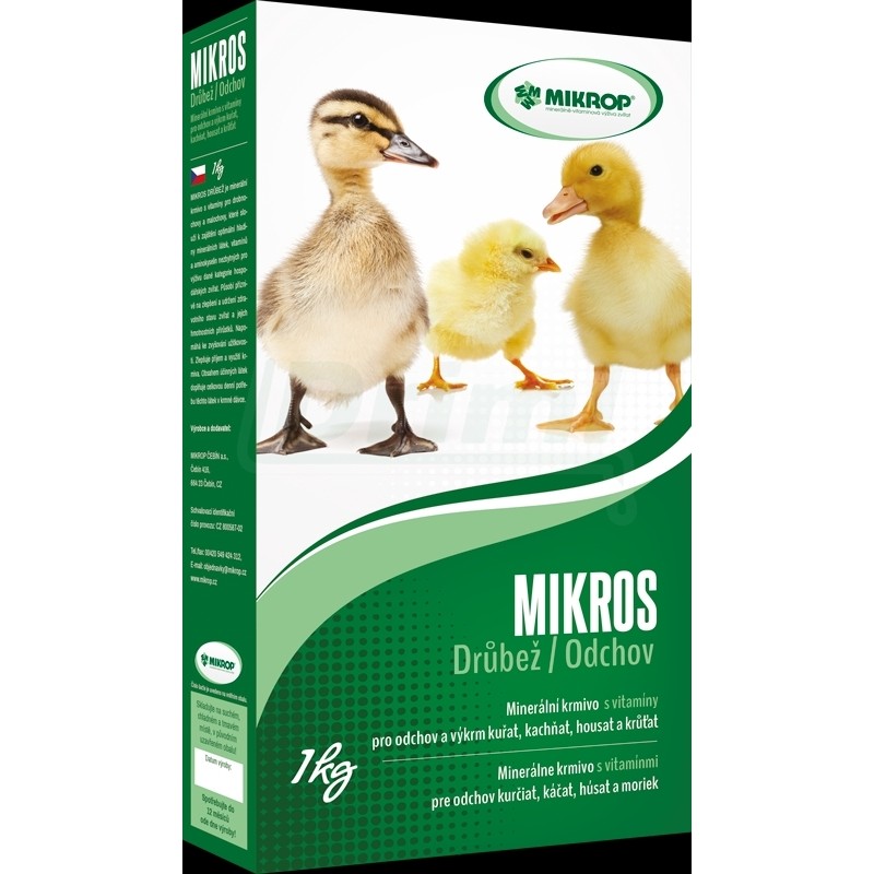 Mikros Drůbež - odchov 1 kg